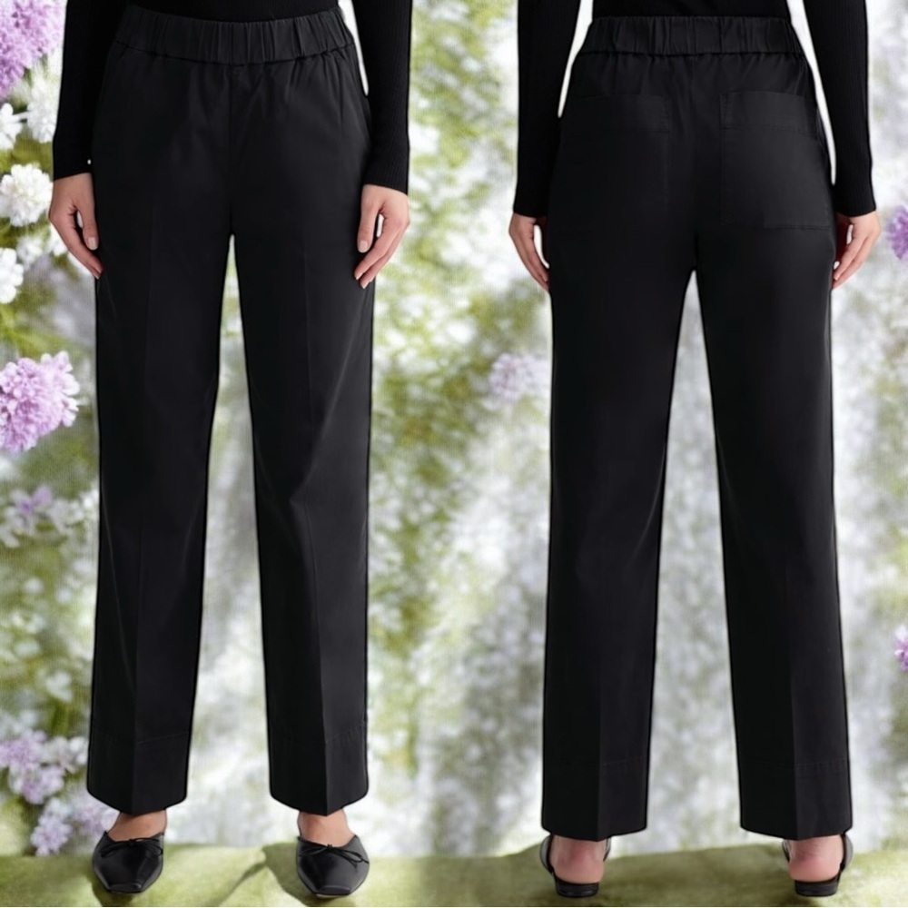 Everlane Black The Easy Pant Careerwear Comfort Casual Women’s Size 6